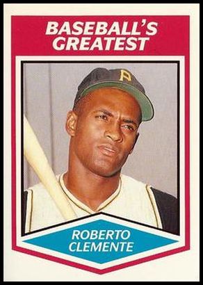 1989 CMC Baseball's Greatest 1 Roberto Clemente